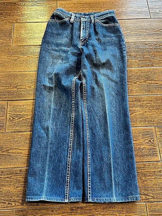 Levi's Denim - Vintage 1970 Levi's Orange tab Wide Leg Jeans Blue size 12 messures 28x30